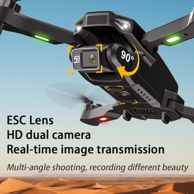G6 Max Optical Flow Obstacle Avoidance Quadcopter Smart Drone with Brushless Motor 6k HD 2.4G Dual Camera 5G Remote Control Toy