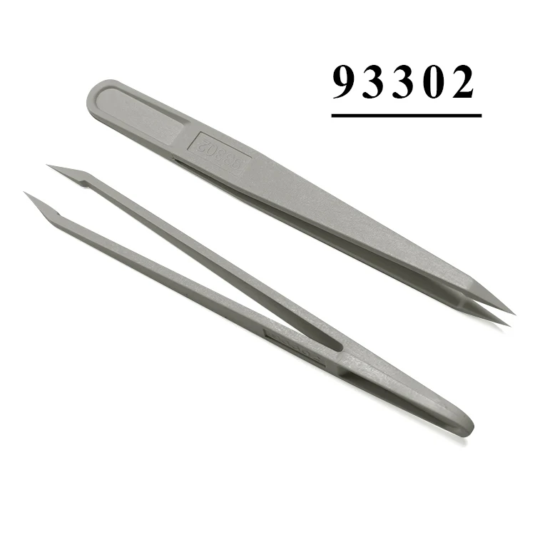 Wholesale Industries Hand Tools Safety Antistatic Plastic Tweezers for Cleanroom Use