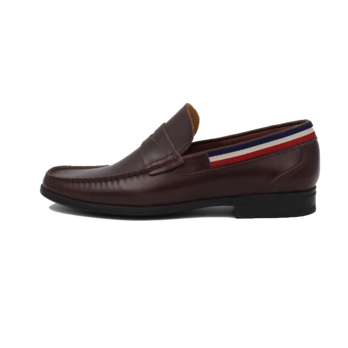 Fashion indonesia  top quality genuine cow leather dress loafers causal men shoes loafers shoes for men