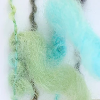 Hand space dyed knitting nylon thread crochet wool yarn for stationary and collage