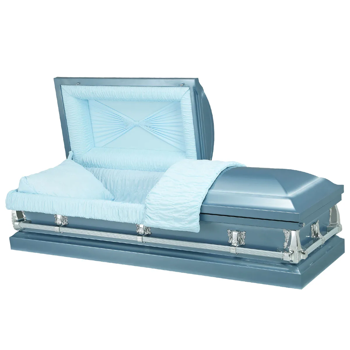 Funeral metal casket made in China baby caskets