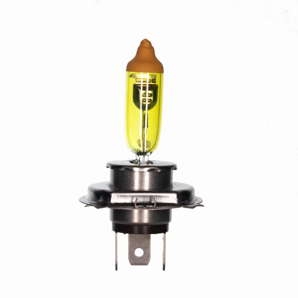 Manufacturers Custom OEM & ODM H4 12V 130 100W P43T Super White Light  Quartz Glass auto headlight bulb halogen