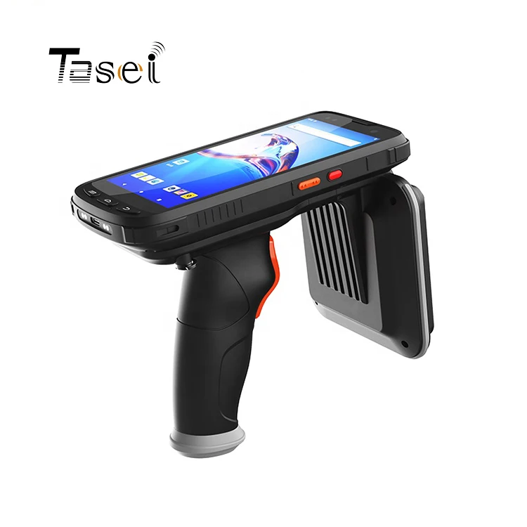 18 метров Android 10,0 Impinj R2000 портативный сканер штрих-кода портативный Pda Терминал инвентаризации Uhf Rfid считыватель Android