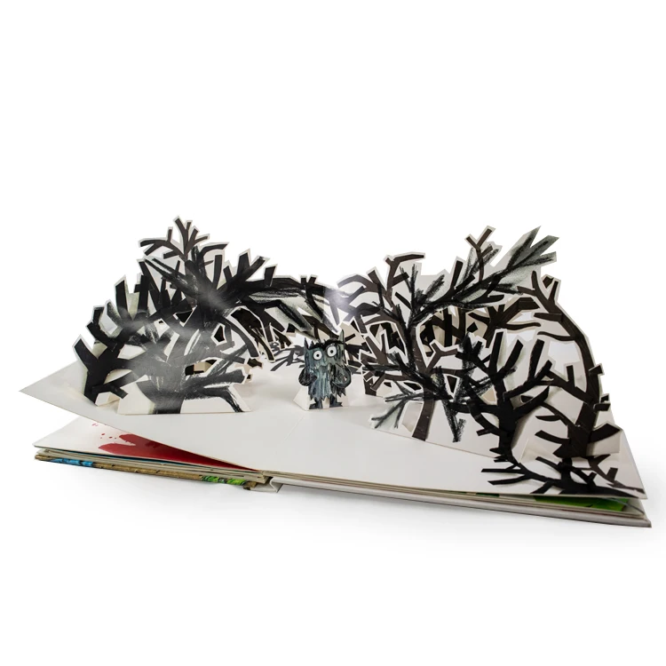 Красочный Рисунок детская книга услуги печати история 3D всплывающая