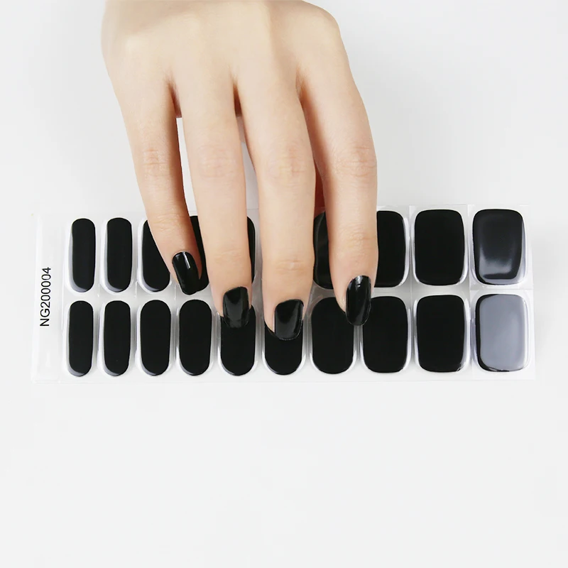 Huizi korean self-adhesive  uv gel nail decoration sticker