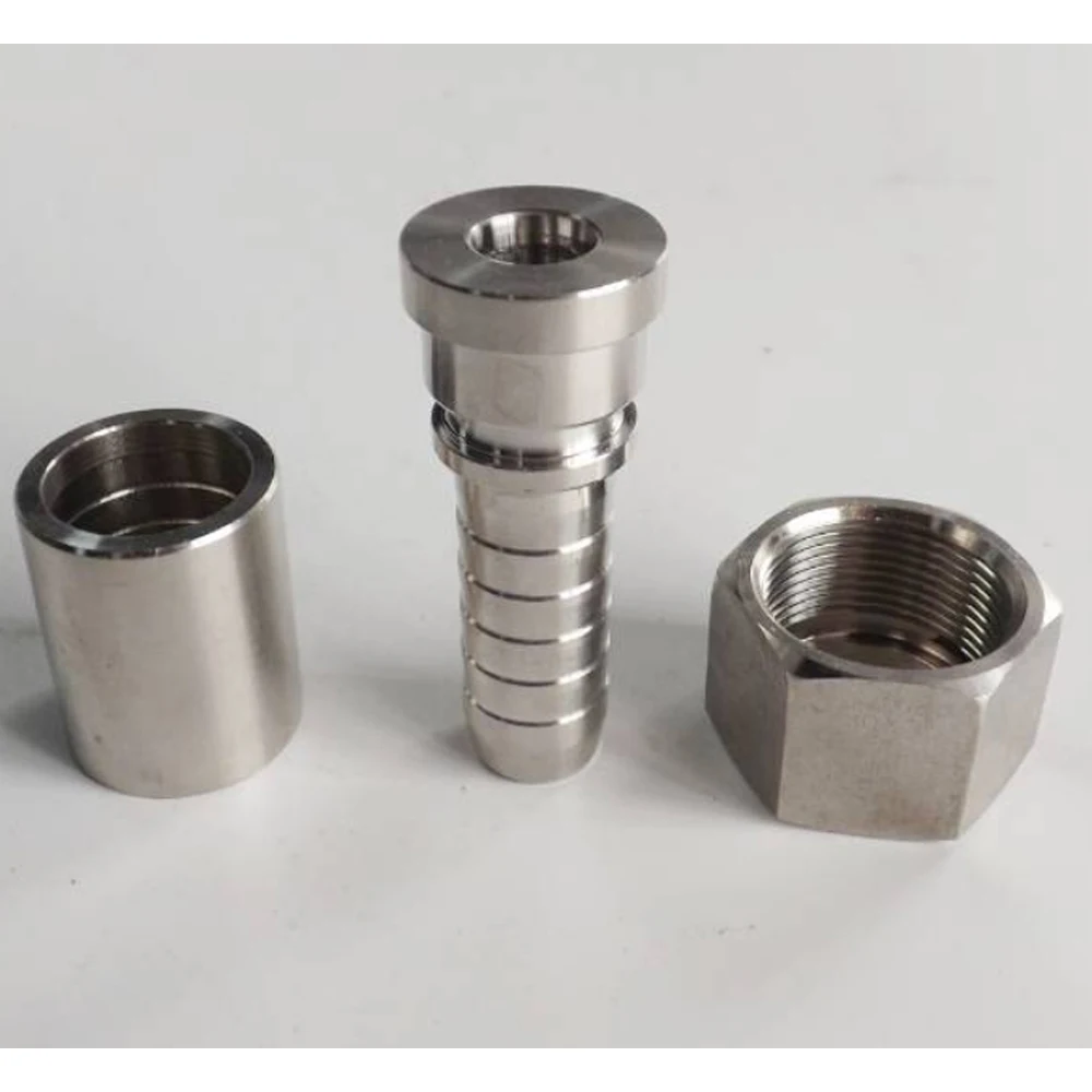 14212-10-08 Eaton Carbon Stainless Steel Orfs Male Flat Hydraulic Hose Fitting With O-ring