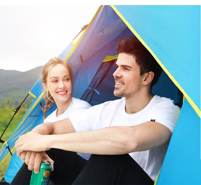 Good discount  easy setup 6 people outdoor Fabric manufacture Pop up camping Backpack tent for sale Ultralight camping tent