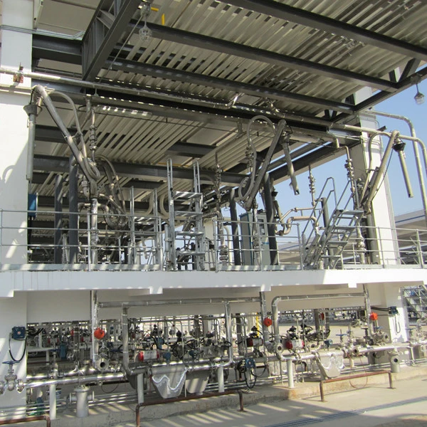 Benzene hydrogenation Loading Pumps Equipment Skid-mounted with loading arm batch controller folding stair for gasoline