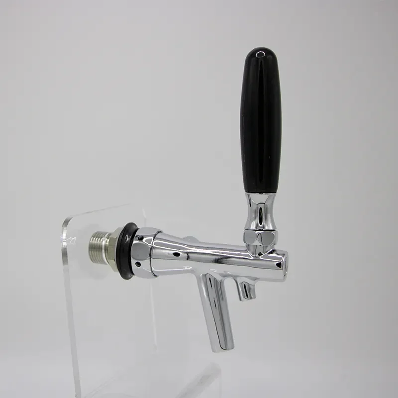 GB Beer Brass Double Mouth foam reducing Beer Tap with flow control  For Bars And Restaurants
