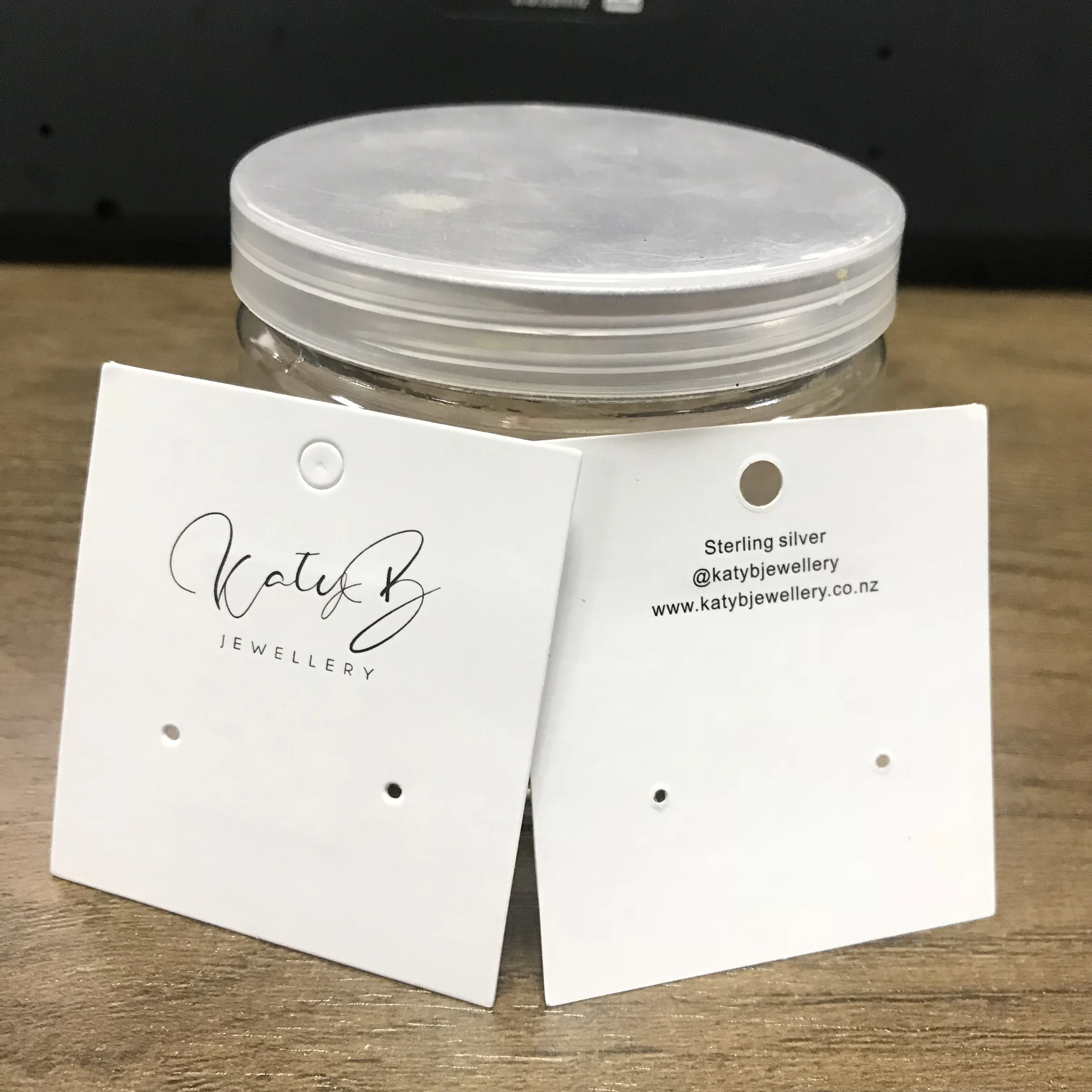 Custom Jewelry  labels logo printed paper hang tag,necklace earring cards,earring hang tag