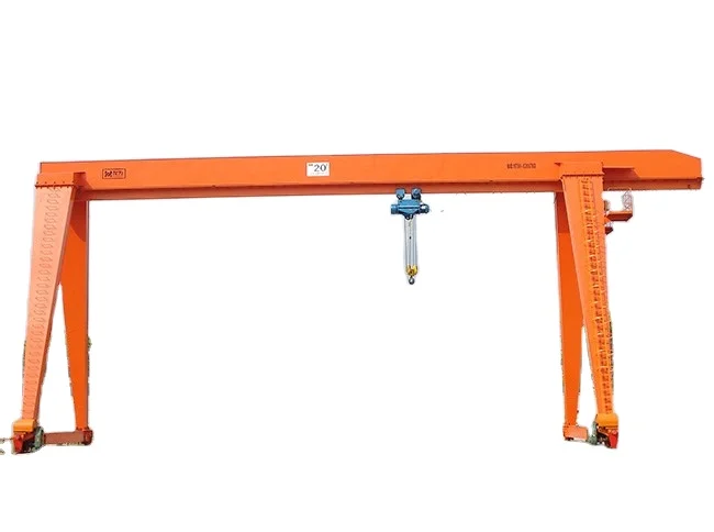 mh type electric hoist lifting single beam mobile gantry crane 3 ton 5 ton 10 ton for sale