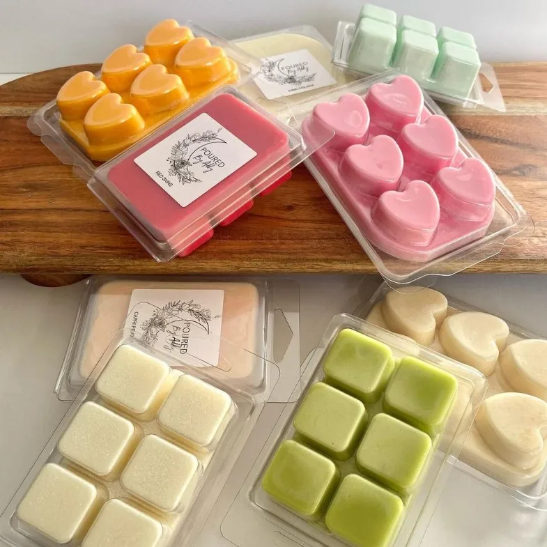 Wholesale Nature Smell Soy Wax Cube Home Decor Customized Colored Scented Wax Melt