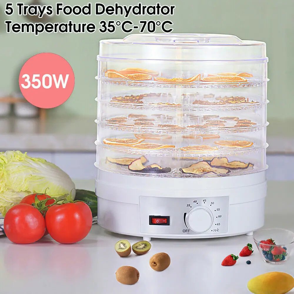 Electric Food Dehydrator Machine 3-8 Layers Trays Meat Tea Vegetable Fruit Dryer Fish Drying Machine Stainless Steel Provided