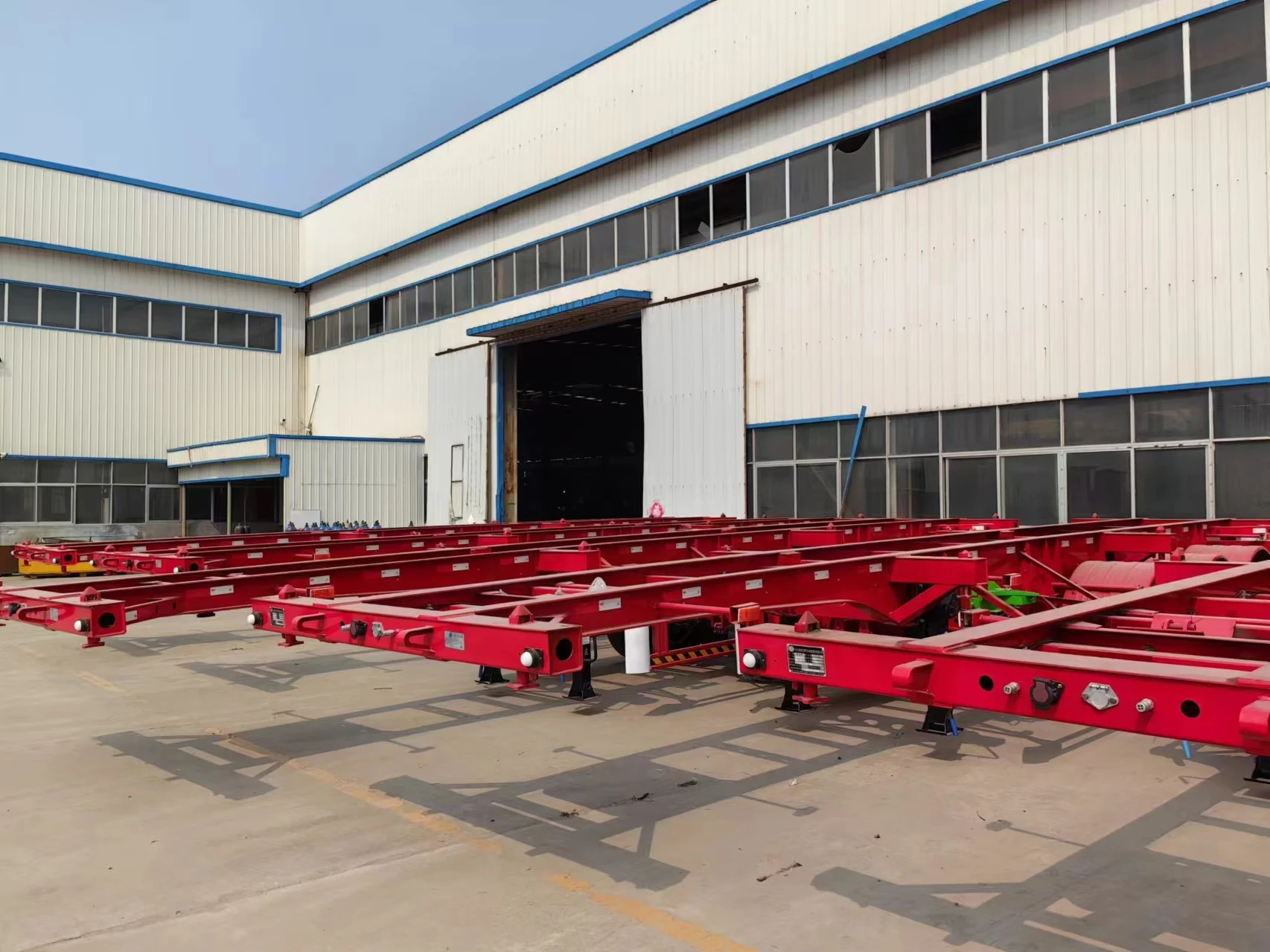 Skeleton Chassis Semi Trailer 60t  Container Skeleton Container Skeleton Truck Semi Trailer With Good Service