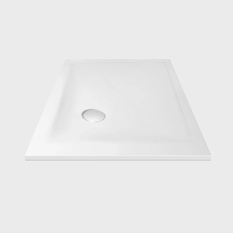 European Style Solid Anti-Slip Rectangle SMC Shower Base Pan Bathroom Shower Tray with Anti-Slip Resin for Shower Room