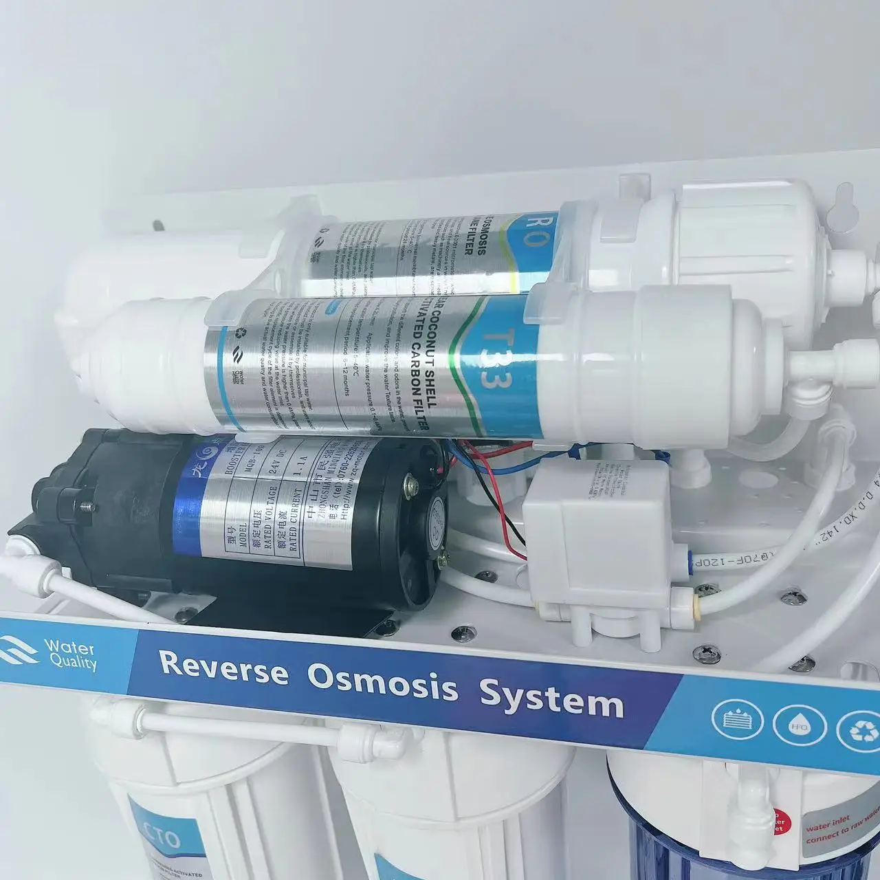 CE 5 Stage 1200 GPD RO Water Purifier Machine Sets Free Faucet Pipe Tank Reverse Osmosis Dispenser System water filter 5 stages