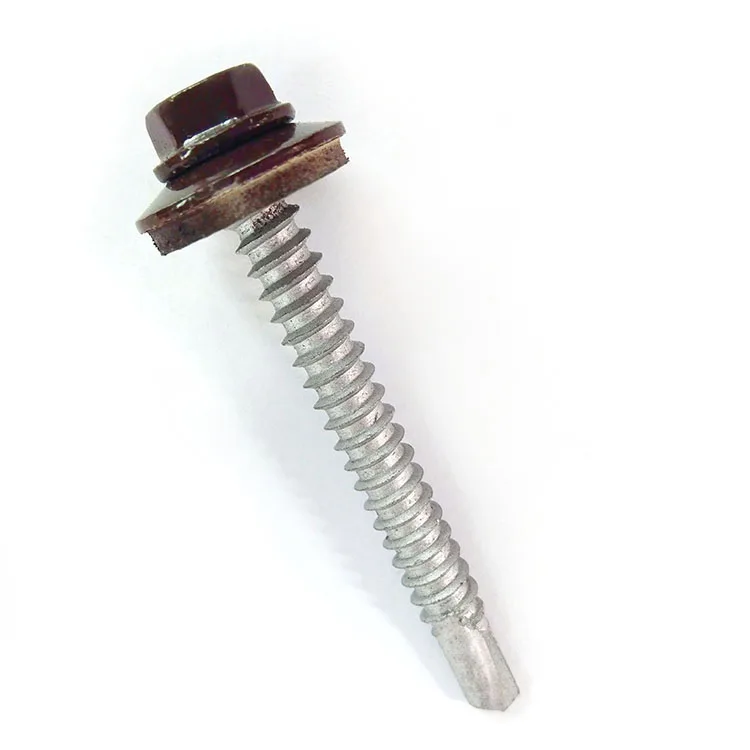 Factory wholesale Truss Head Hexagon Hex Washer Head Double Thread Self Drilling Roofing Painting Screws