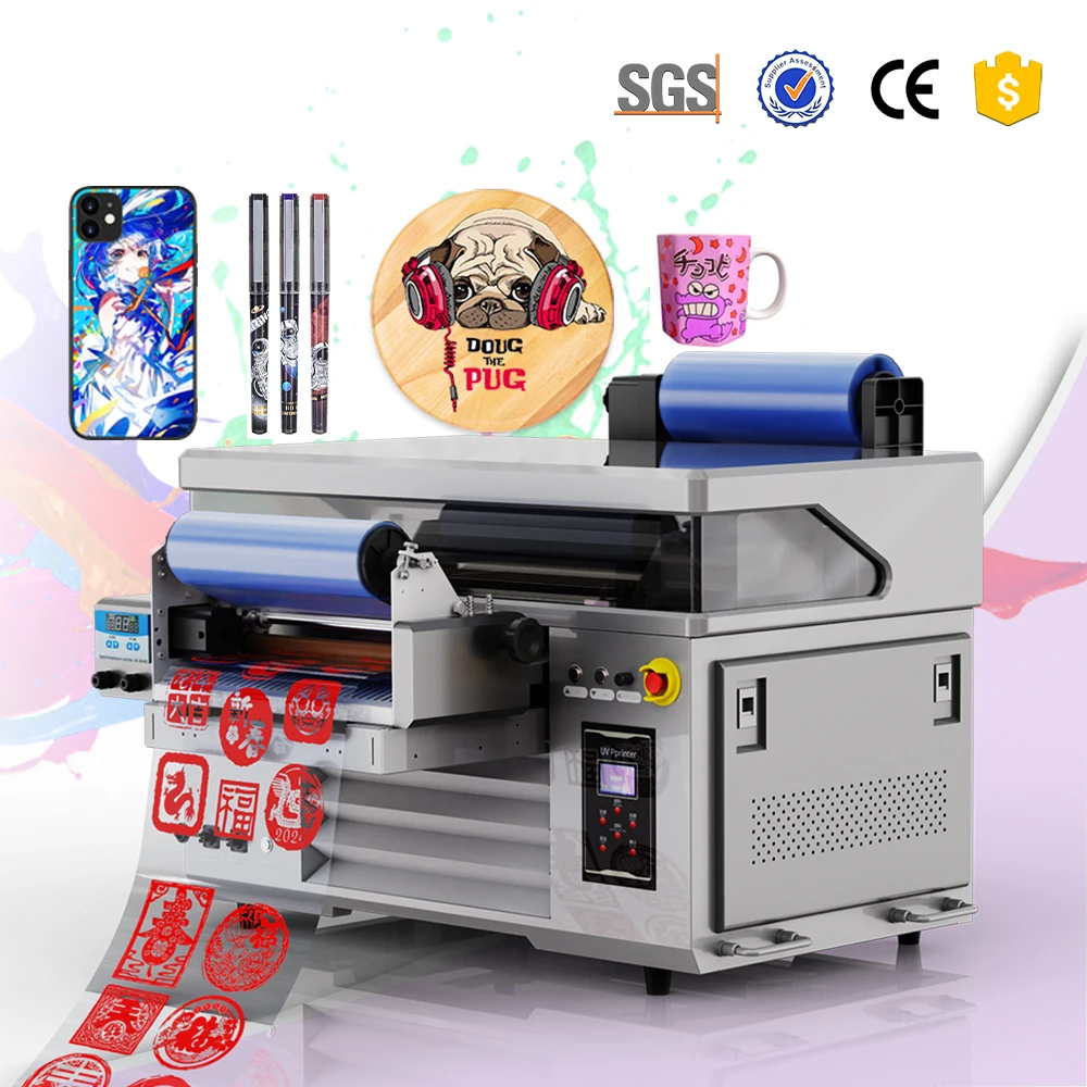 A2 XP600 4060 Digital Printing Machine Uv Sticker Colorsun Uv Dtf Printer Machine Inkjet Printers New Product Provided Automatic