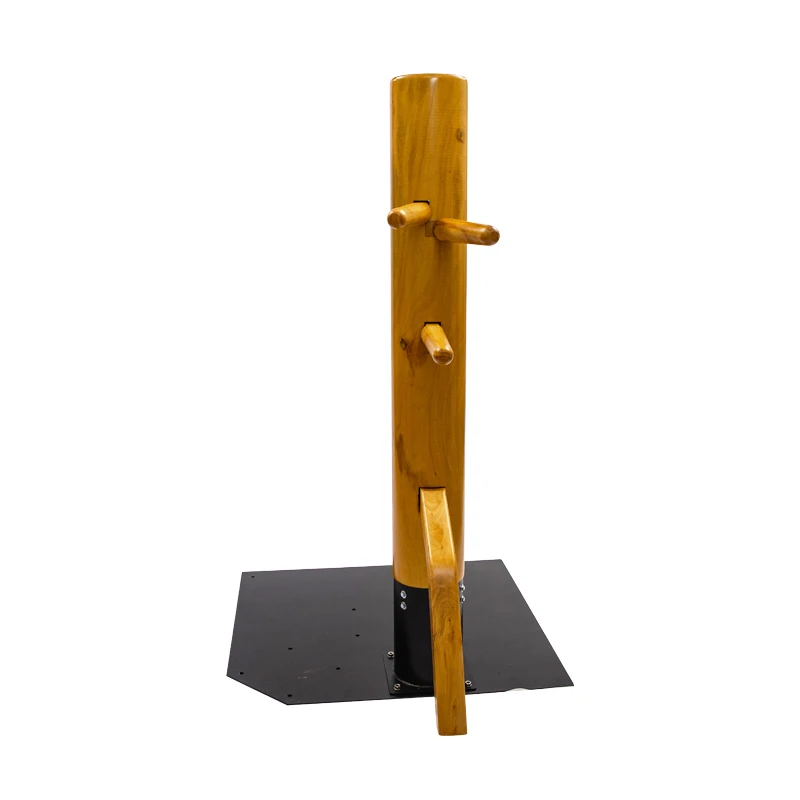 Wholesale Solid Wood Martial Arts Equipments Free Standing Wing Chun Dummies Chinese Kung Fu Training Man Wooden Dummy