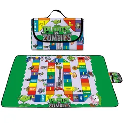 Wholesale Customized Flying Chess Folding Waterproof Blanket for Outdoor Camping Oxford Cloth Damp Proof Grass Mat