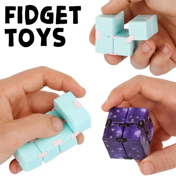CPC sensory fidget cube toys resistance anxiety magic infinite cube for stress relief and kill time