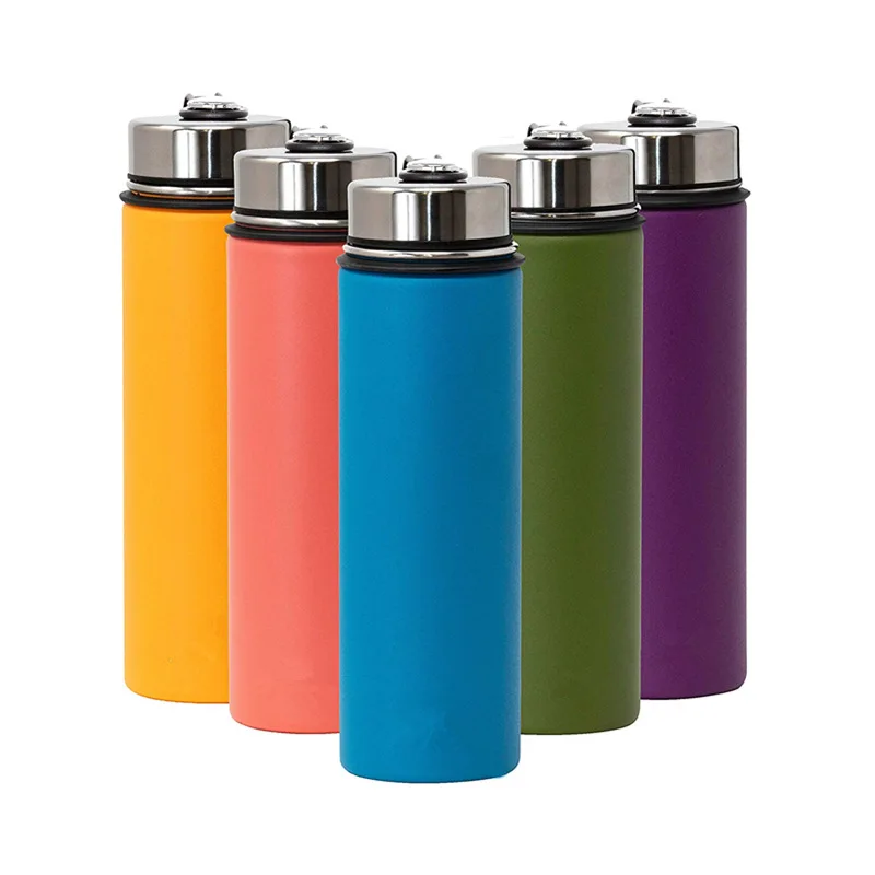 Hot Sale 18/8 Stainless Steel Wide Mouth Sport Thermos Flask Vacuum Insulated Sport Water Bottle