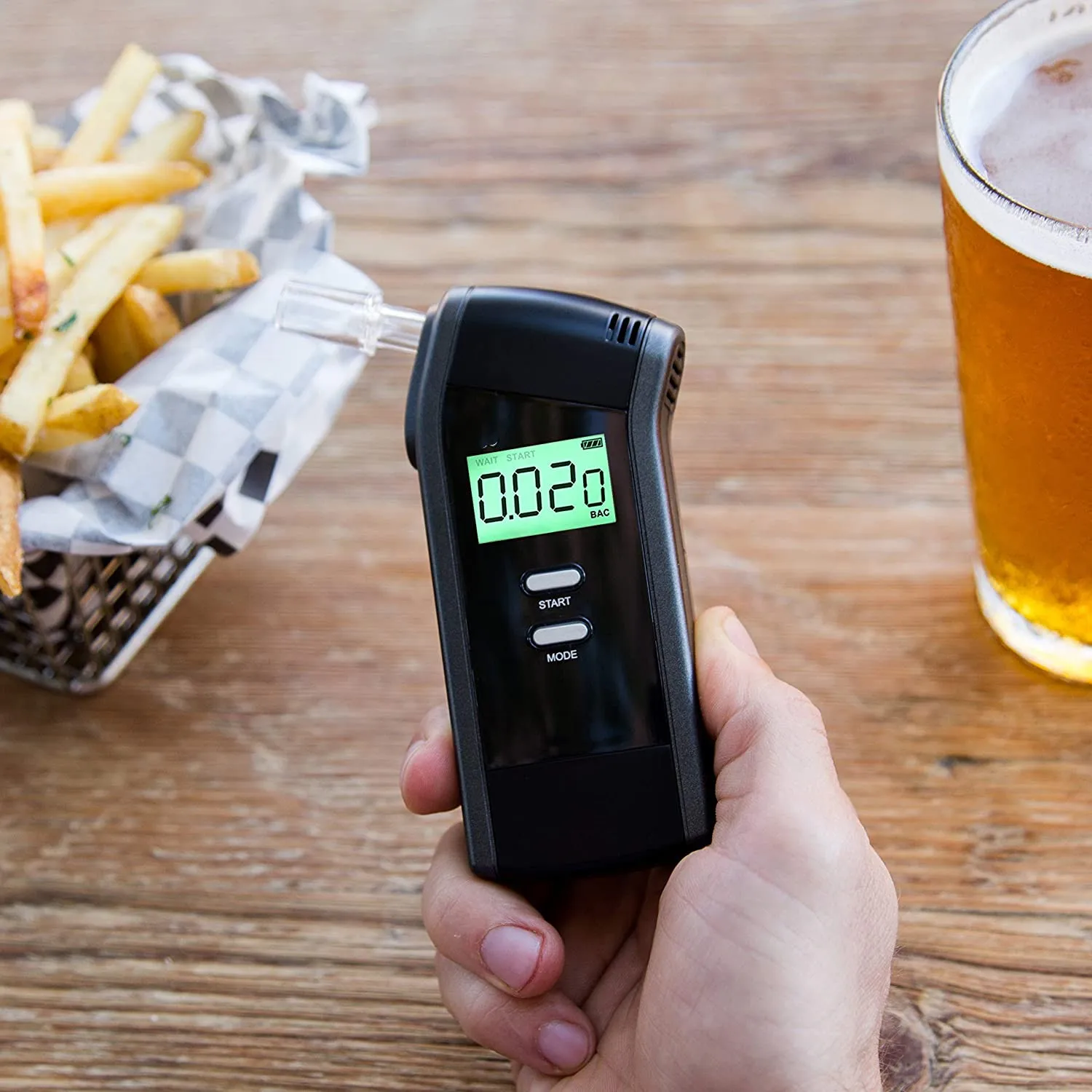 Alcohol Detector Alcohol Breath Tester Meter Alcohol Breath Analyzer