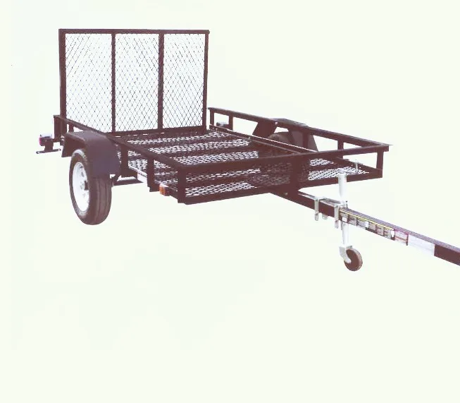 Powder Coated Steel Utility car trailers farm travel trailer