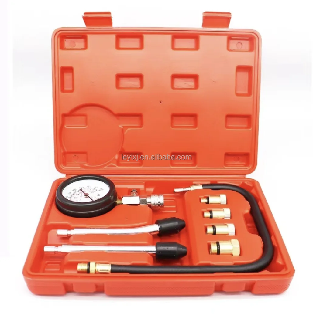 Auto Engine Pressure Tester engine Pressure Gauge Tester Kit leakage Diagnostic Compressometer Tool