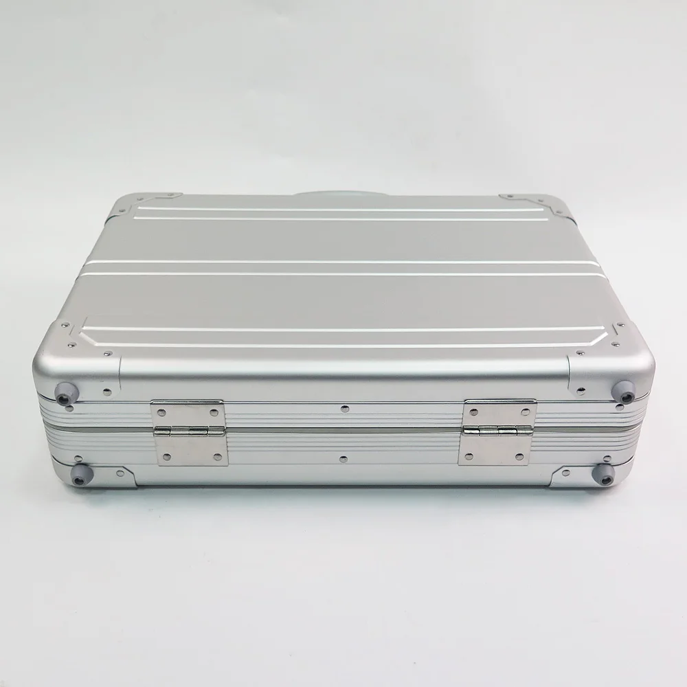 Aluminium Briefcase With Combination Locks Ideal For Tradesmen Laptop Padded Briefcase Attache