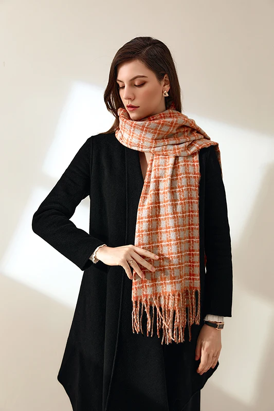 Wholesale  luxury soft  woman cashmere scarf for women winter Pashmina Scarves