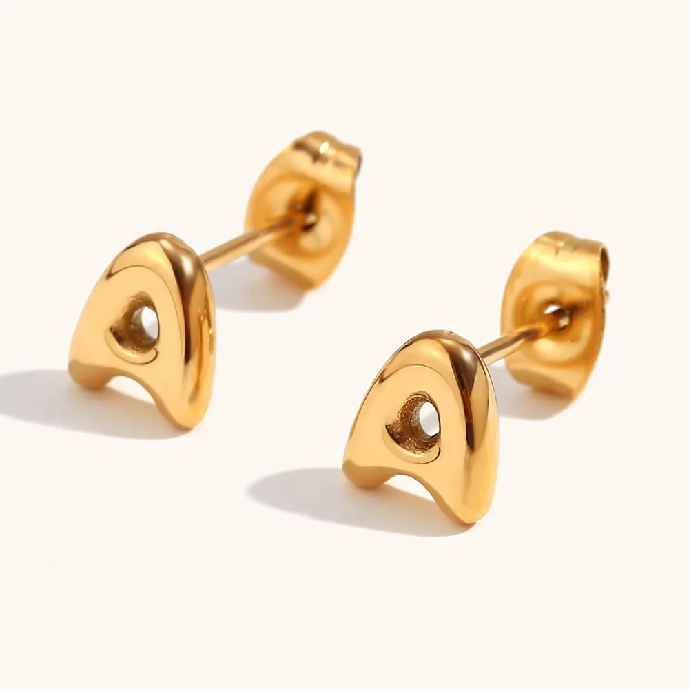 Personalized Bubble Letter Earrings 3D Balloon Letter Initial Earrings for Mom Handmade Jewelry