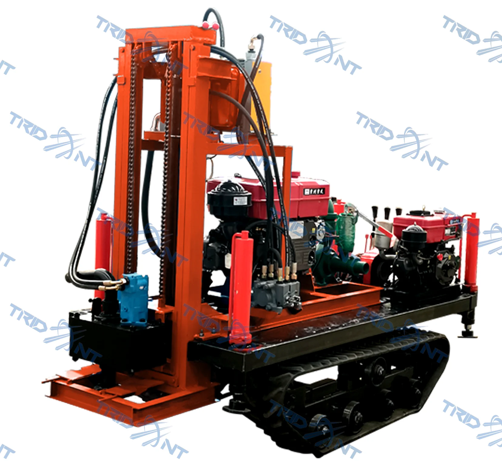 Factory high quality crawler water drilling rig suitable for well drilling workers 200meters