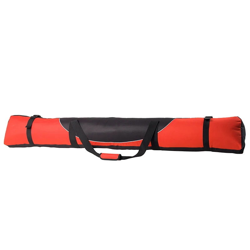 Custom Travel Ski Bag Padded Transport Skis Snowboard Carrying Bag lightweight Large Compartment Ski Carrier foldable travel bag
