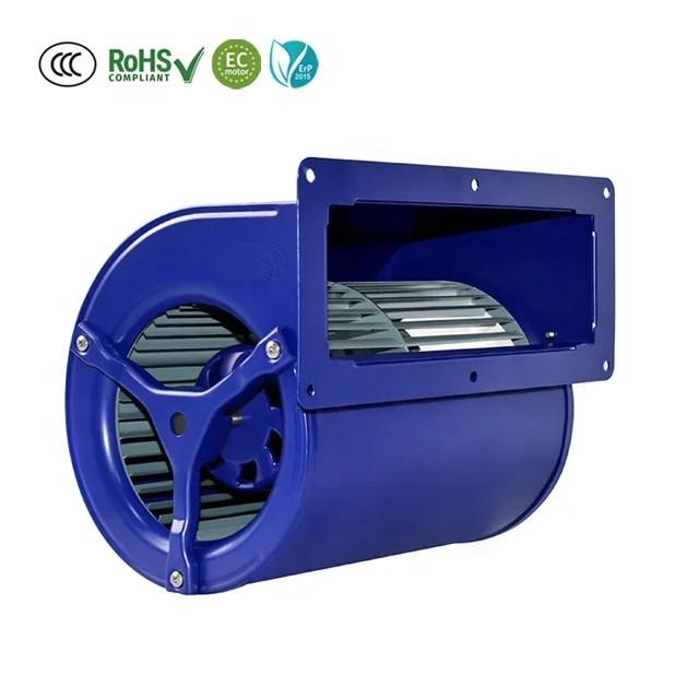 Blauberg galvanized sheet Manufacturer 500 cfm blower double inlet centrifugal blower fan 220v  for  extruders