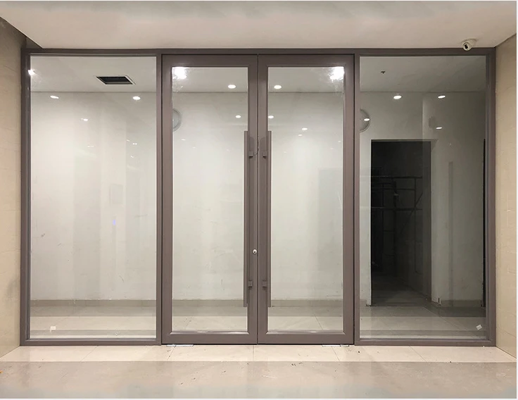 yilin customized external aluminium stained glass kfc door systems windows and doors