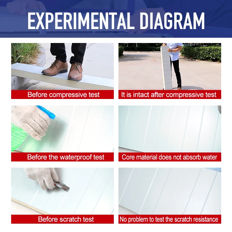 SH can be customized interior and exterior metal insulation Polyurethane wall sandwich board