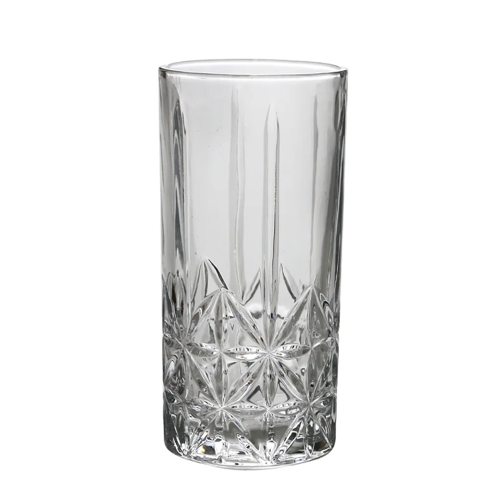 350ml whiskey Glasses Glass Cups Drinking Glasses Tumblers for Mixed Drinks Water Juice Beer Cocktail glass cups for bar