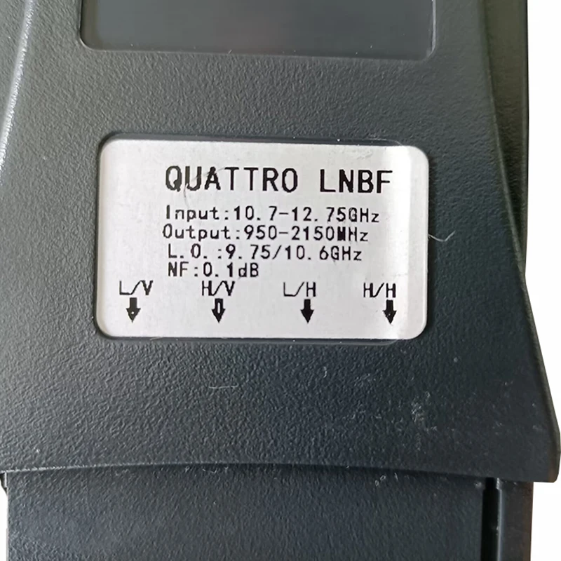 С высоким коэффициентом усиления Quattro LNB KU band 9 75 ГГц 10 6 с четырьмя портами низким уровнем шума
