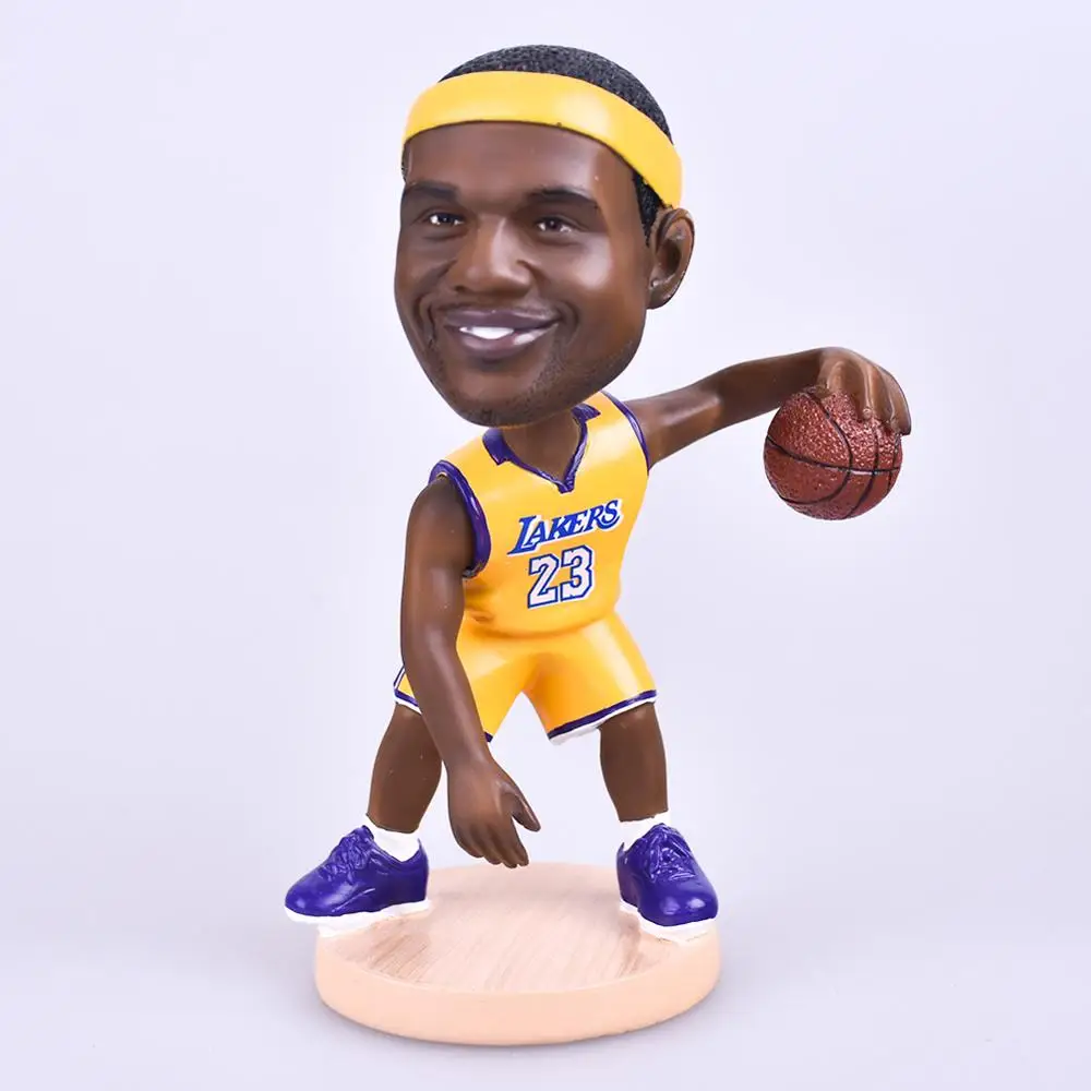 Custom made plastic action figure basketball player model toys