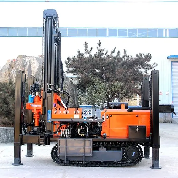 300m Truck Mounted Water Well Drilling Rig Drilling Rig for Water Well Drilling Machine with Air Compressor