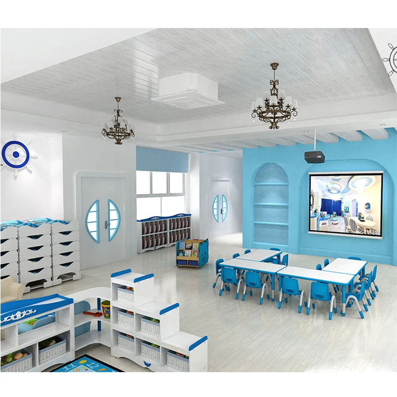 New type safety kids furniture school desks cheap chair for kindergarten new school furniture