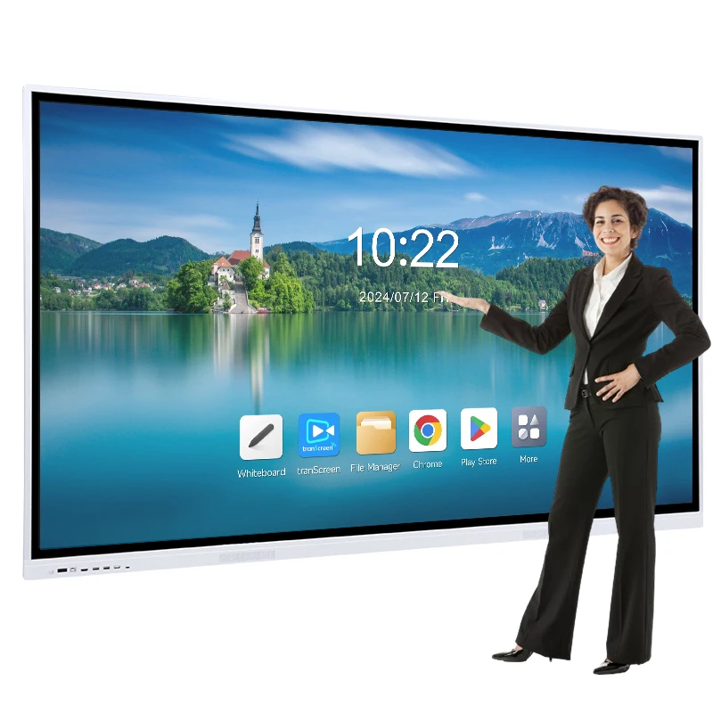 4k Multi Touch Interactive Whiteboard Smart Board Interactive Whiteboard Meeting Room Electronic Digital Interactive Board 4K