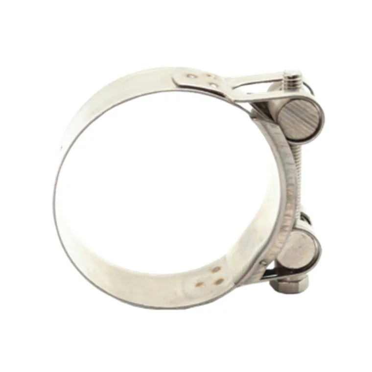 60-63mm heavy duty Double Bolt Galvanized Power Hose Clamps