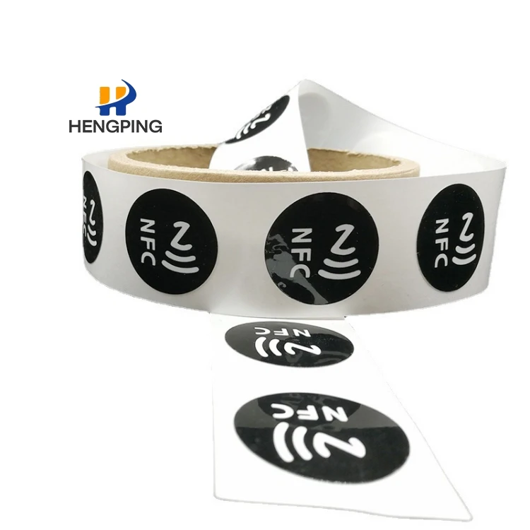 Заводская цена, печатная 13,56 MHhz NTAG213 RFID NFC бирки стикер тег