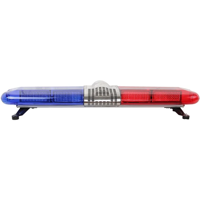dual color lightbar LED emergency lights with siren speaker