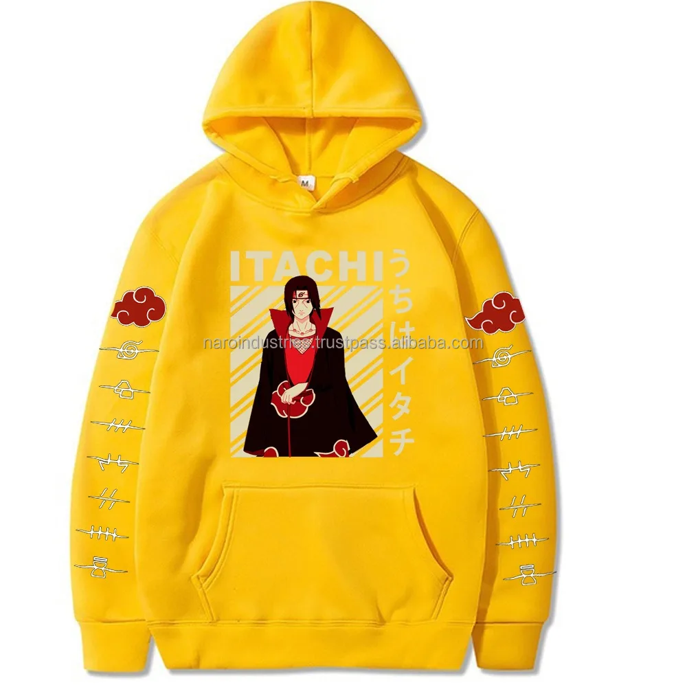 
Hot Selling Customized Naruto Design Pattern Unisex Sweatshirt Top Hoody Plus Size Fleece Casual Wear Hoodies 