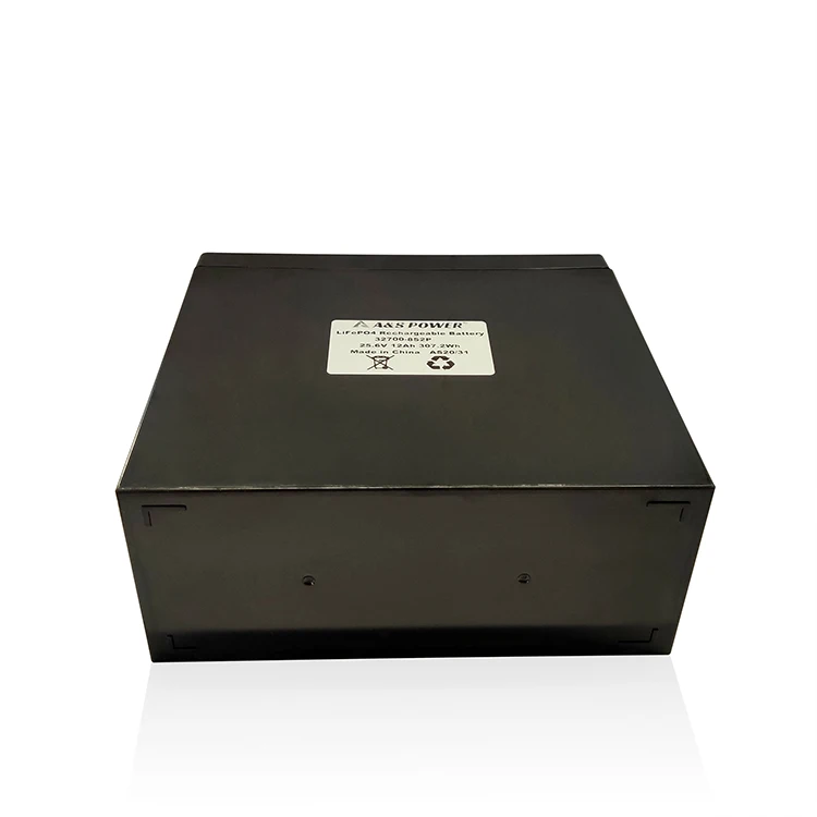 Long cycle life 32700 LFP cell Rechargeable 25.6v 10Ah/12Ah  lithium battery 24v LiFePo4 battery pack