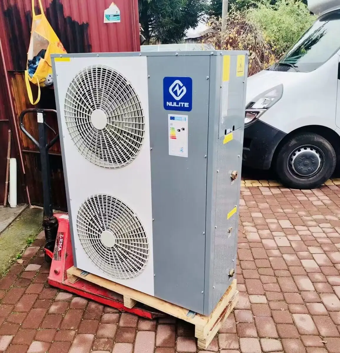 r32 heat pump monoblock A+++ Nulite WIFI EVI DC Inverter 10KW 15KW 20KW 30KW heat pump manufacturer heat pump water heater