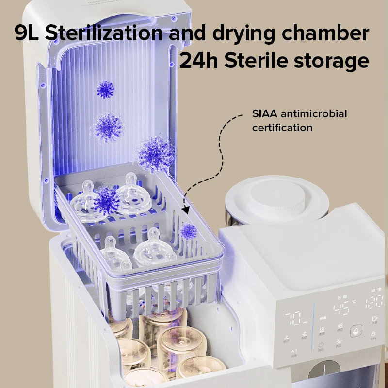 Bottle Sterilizer and Baby Water Kettle 2 in 1Set Safe and Convenient for Baby Care